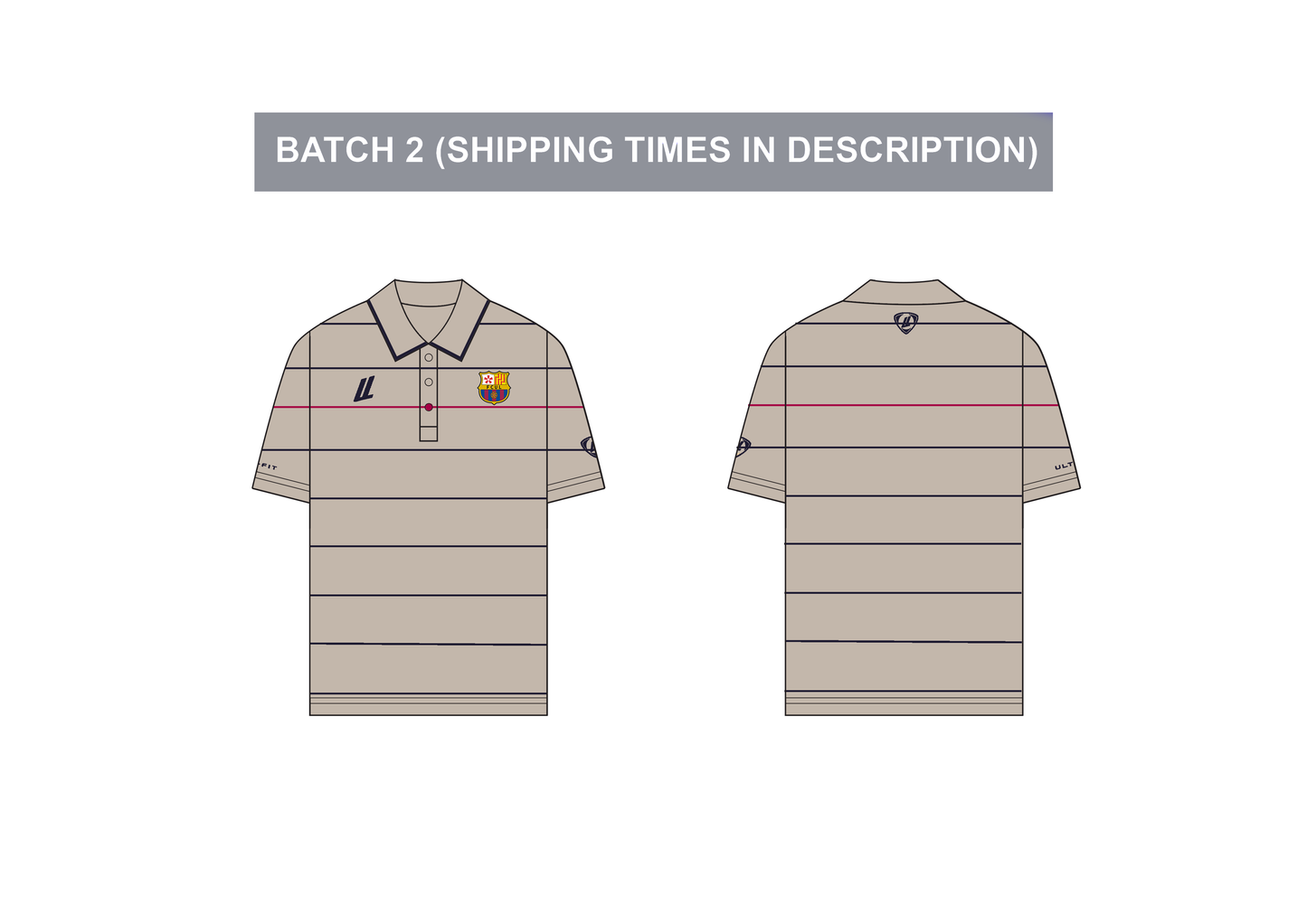 CAMPEONES POLO IN BARCA CREAM (BATCH 2)