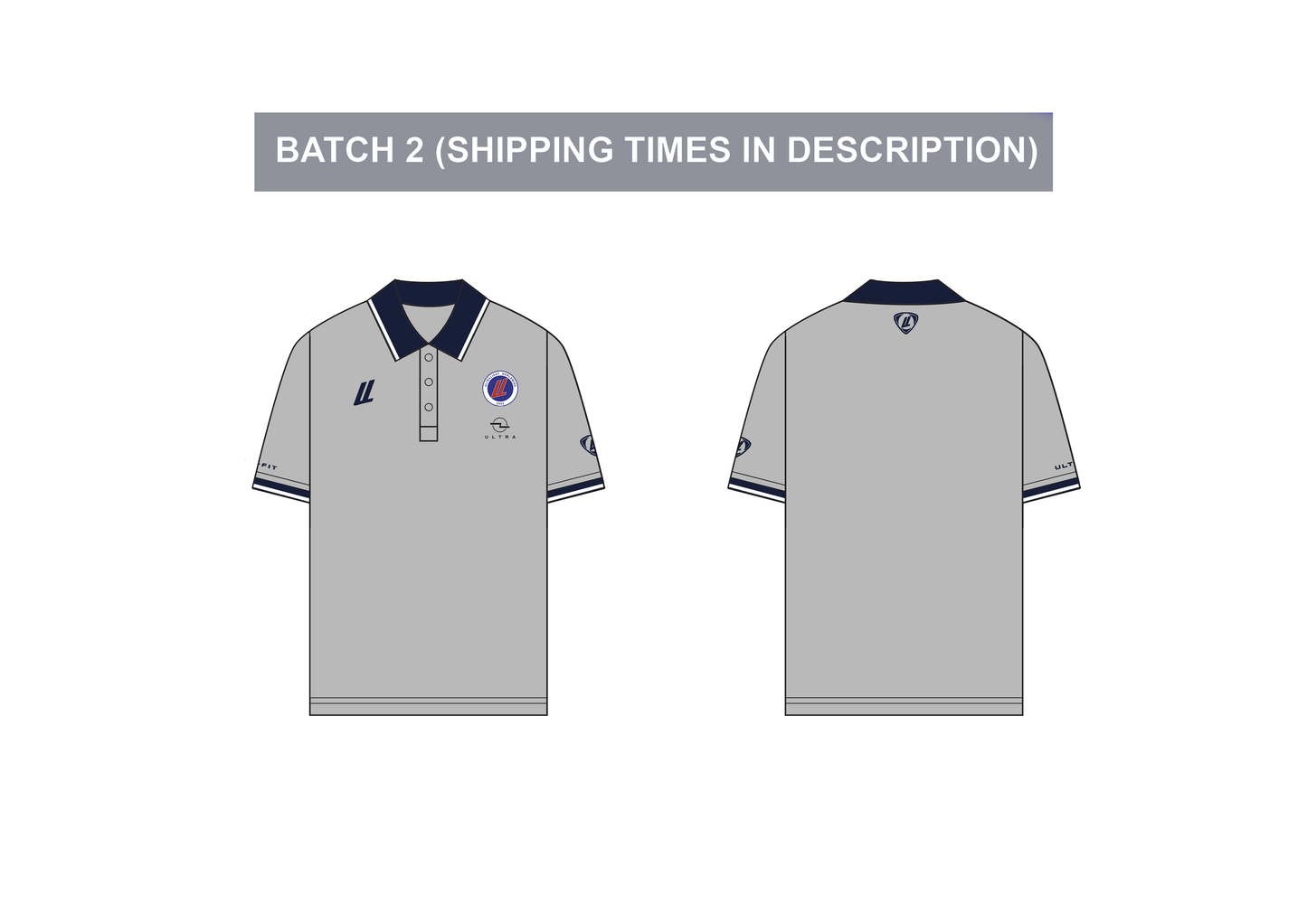 CAMPEONES POLO IN PSG GREY (BATCH 2)