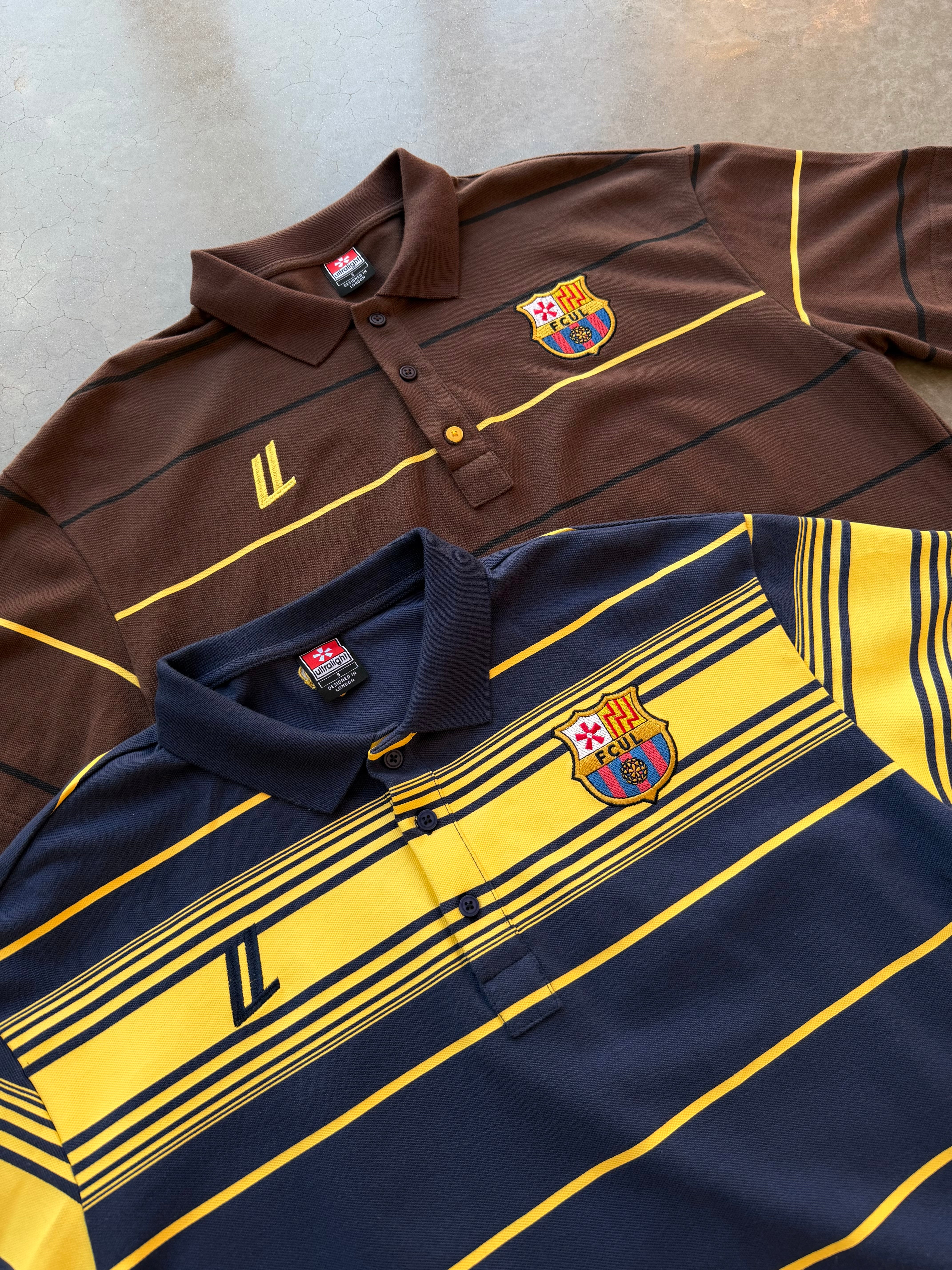 Brown Barca Polo Shirt | Ultralight London