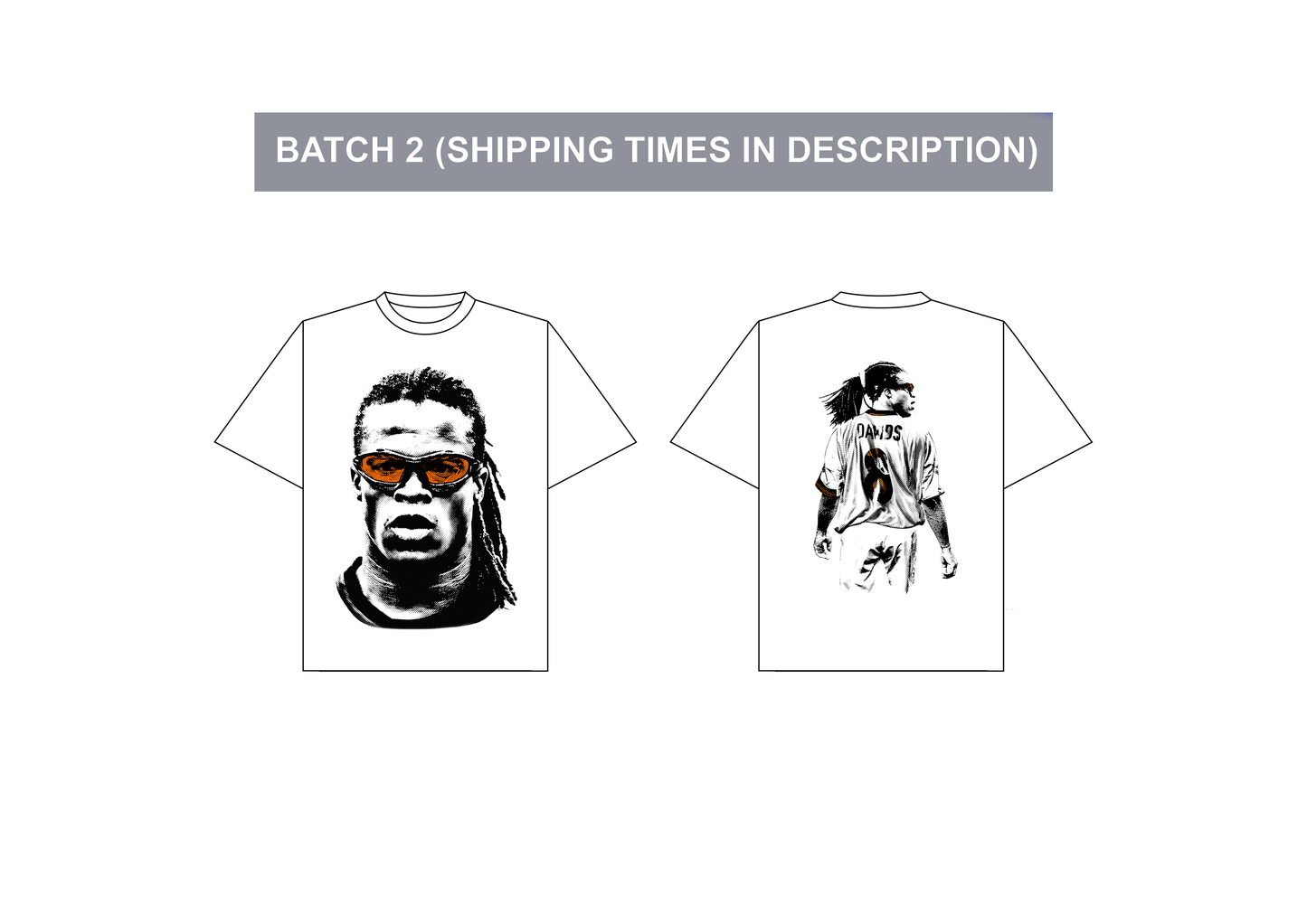 EDGAR DAVIDS TEE IN WHITE (BATCH 2)
