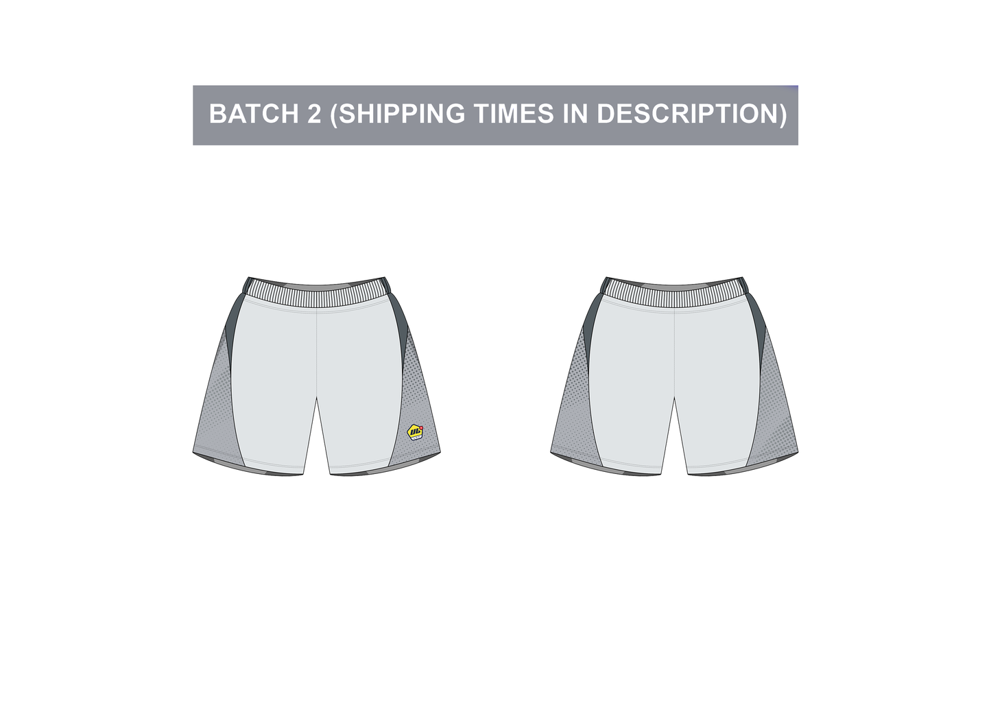 FLOW SHORTS IN GREY (BATCH 2)