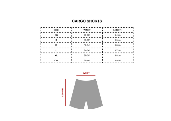 DOUBLE-WAIST CAMO CARGOS