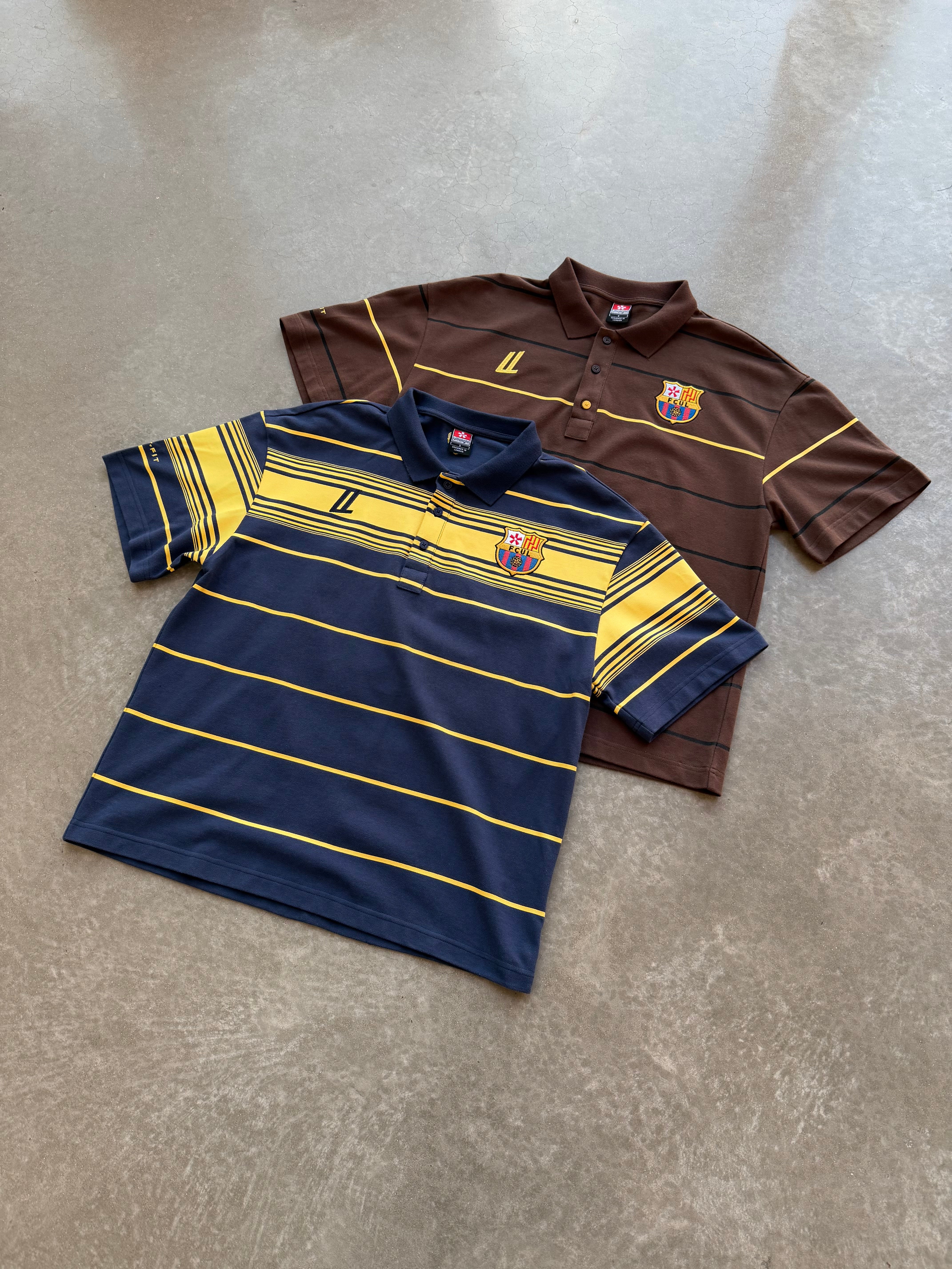 Brown Barca Polo Shirt | Ultralight London