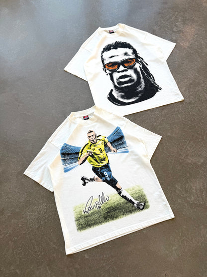EDGAR DAVIDS TEE IN WHITE