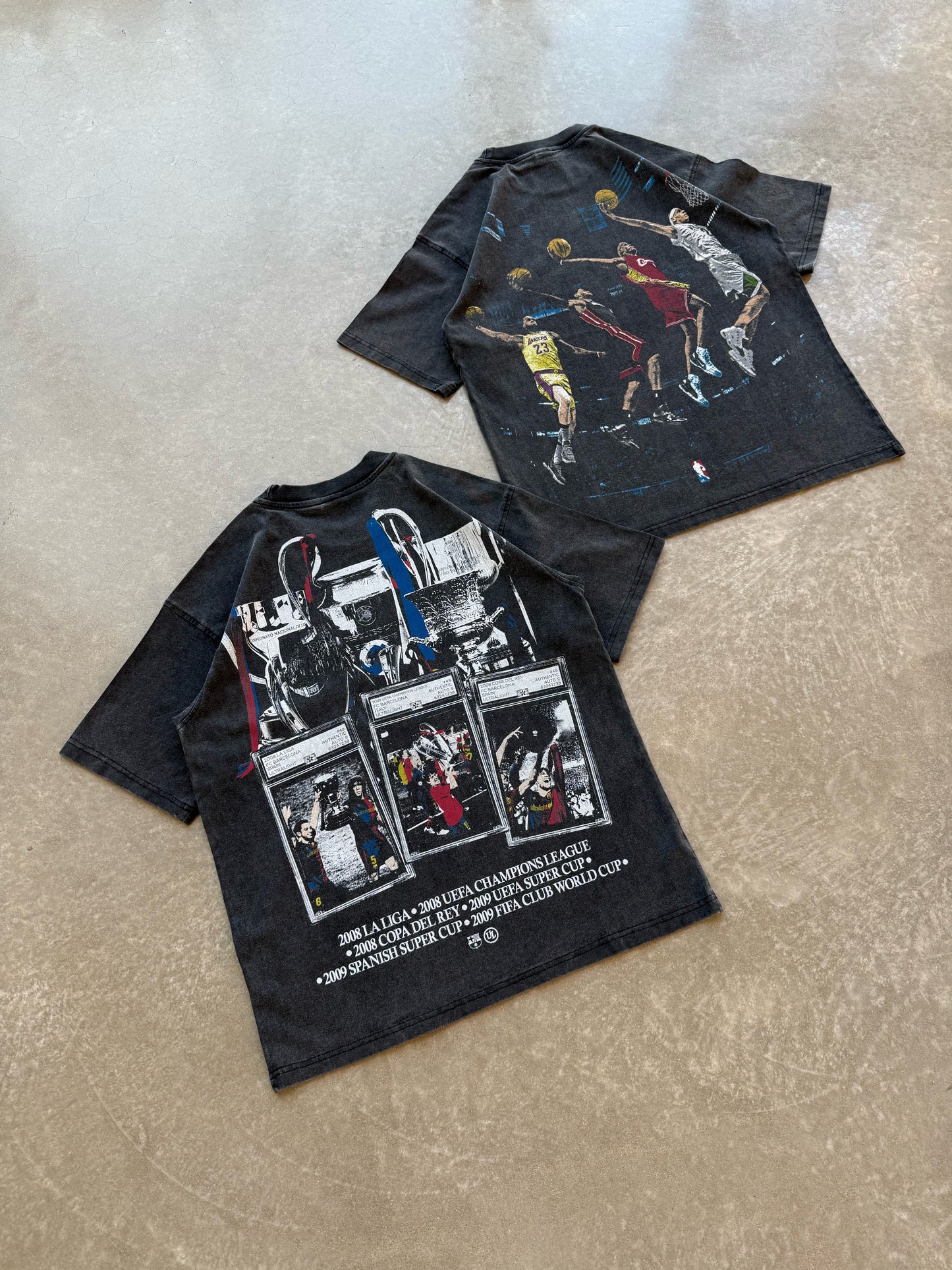 BARCA '08-09 TEE IN VINTAGE BLACK (BATCH 2)