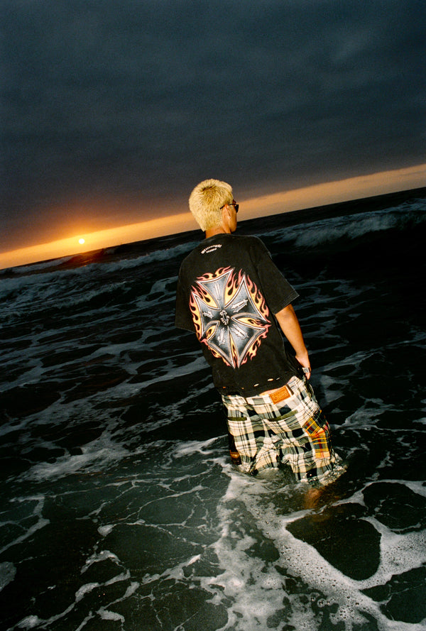 CHOPPER FLAMES TEE