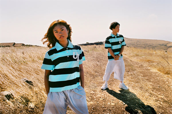 ICON POLO IN BLUE/BLACK