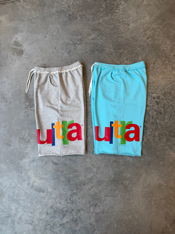 BULLY 3/4 SWEAT SHORTS IN GREY