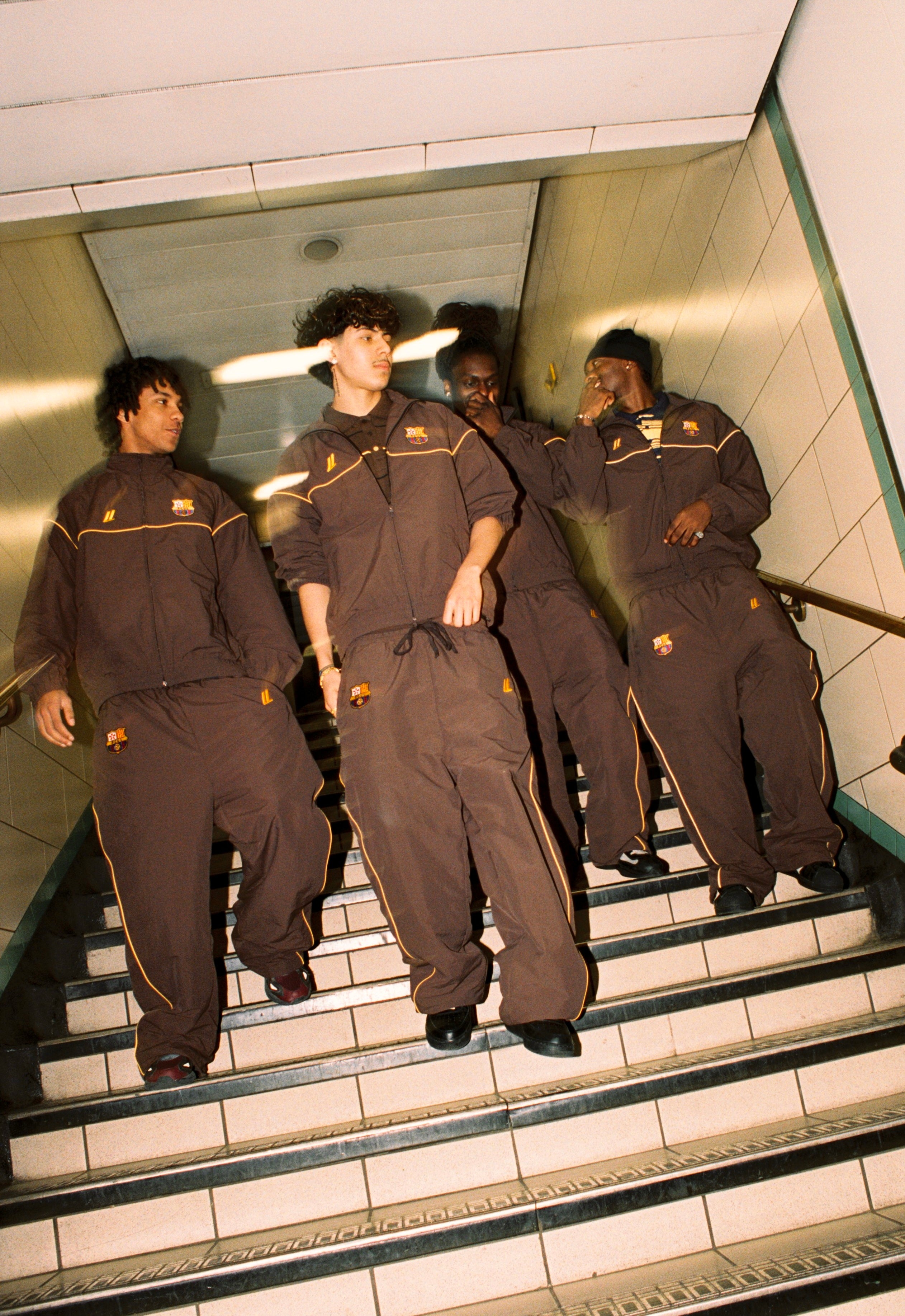 Brown Barca Track Pants | Ultralight London