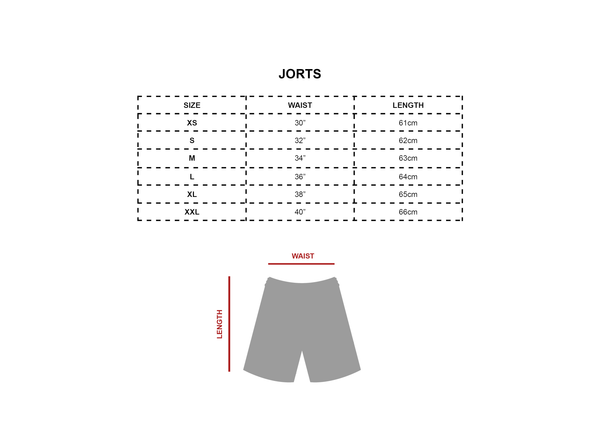 LIGHT WASHED DENIM JORTS (SHIPPING IN 3-4 WEEKS)