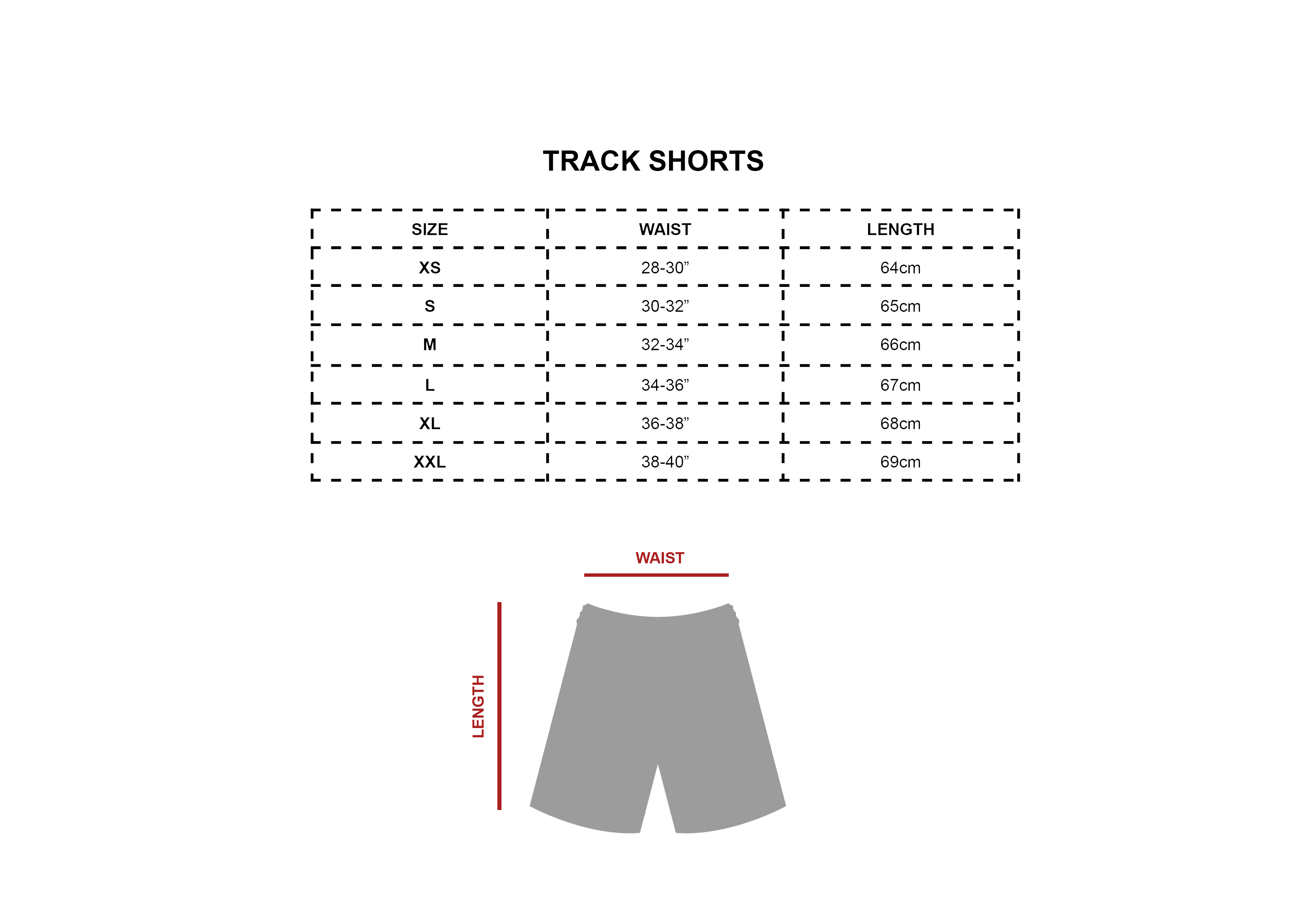 MAESTRO TRACKSHORTS IN WHITE