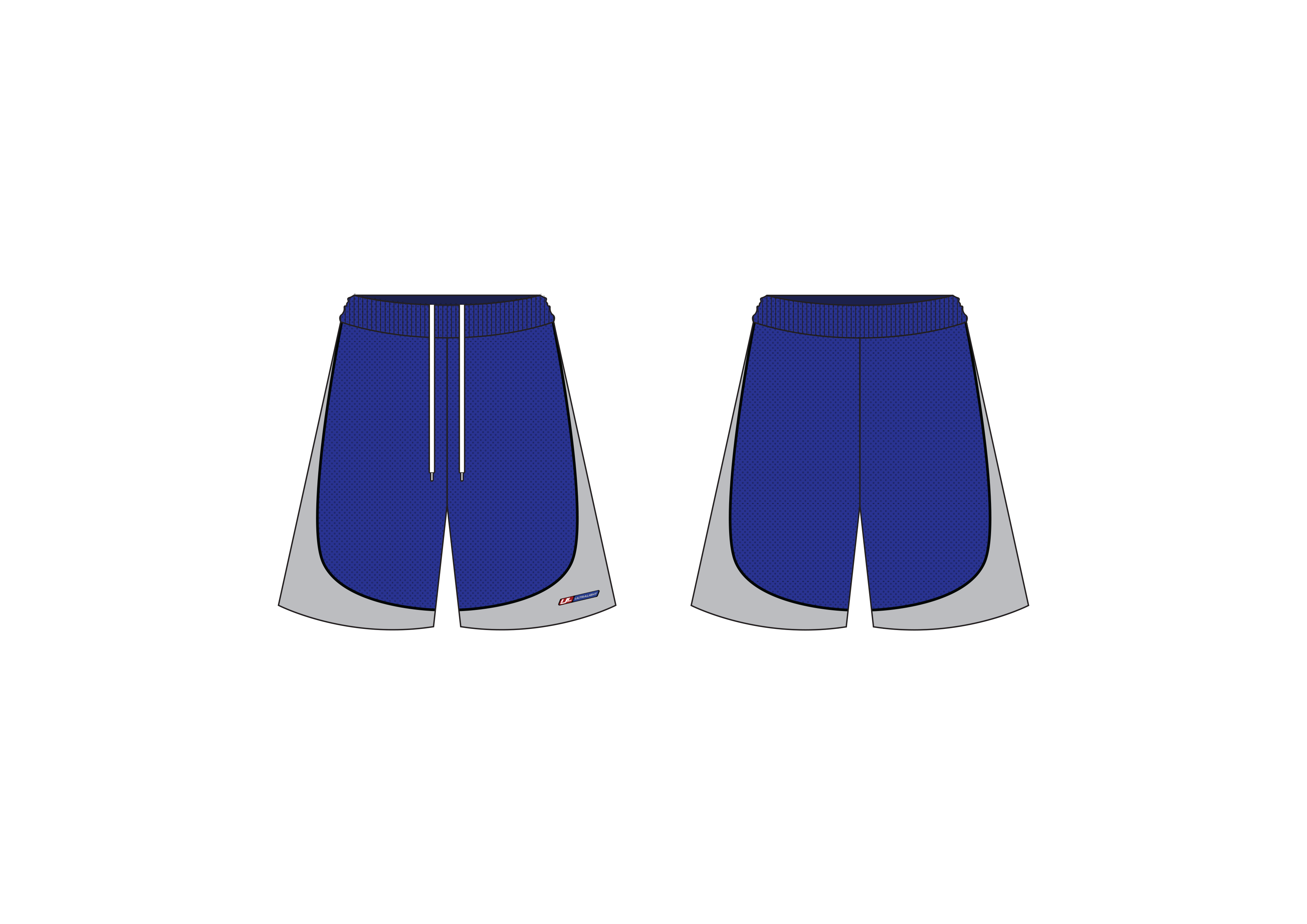 BALLHOG MESH SHORTS IN BLUE