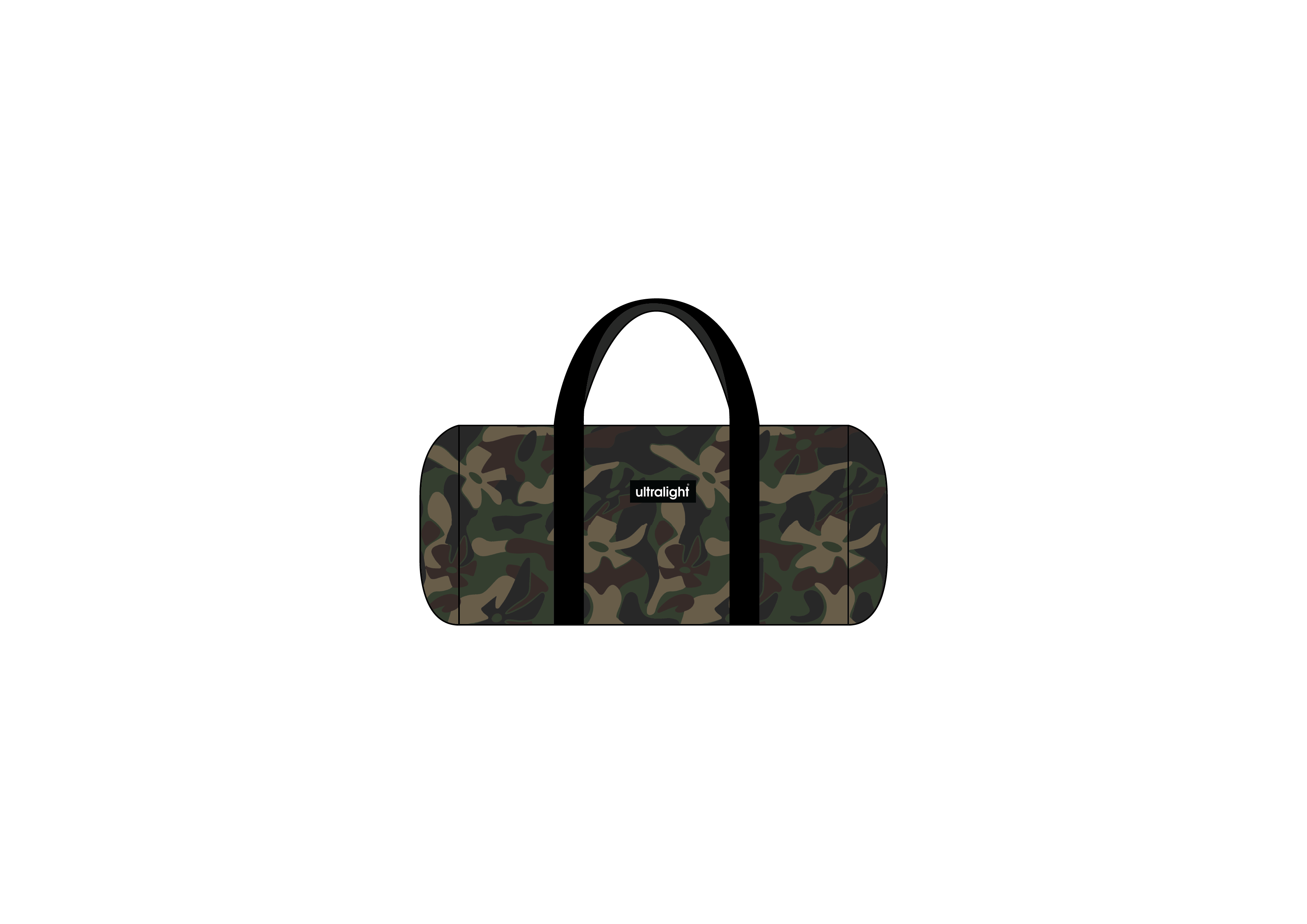Camo Duffle Bag | Ultralight London