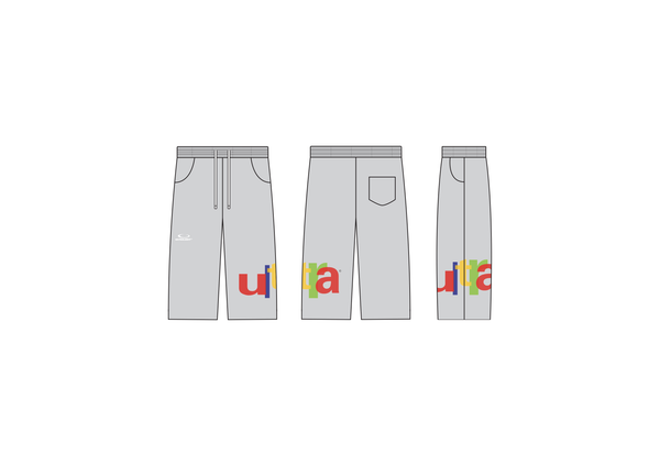 BULLY 3/4 SWEAT SHORTS IN GREY
