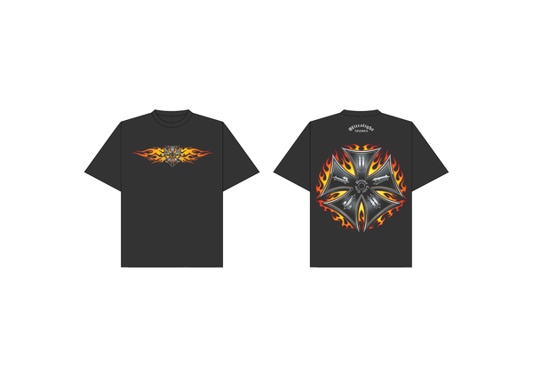 CHOPPER FLAMES TEE