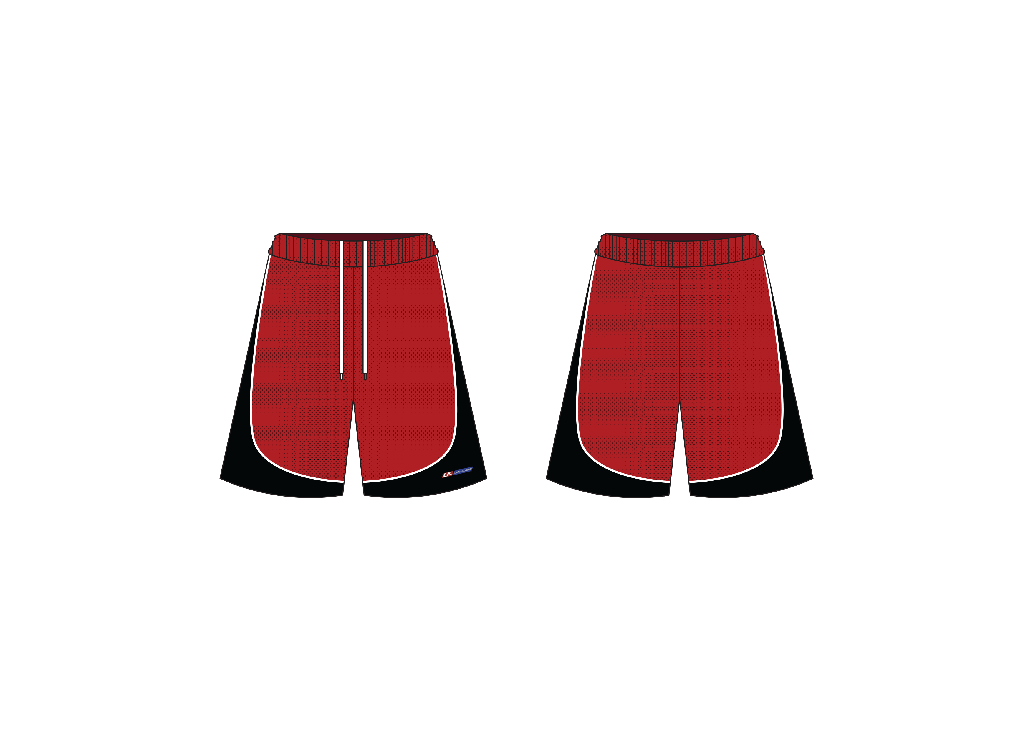 BALLHOG MESH SHORT IN RED