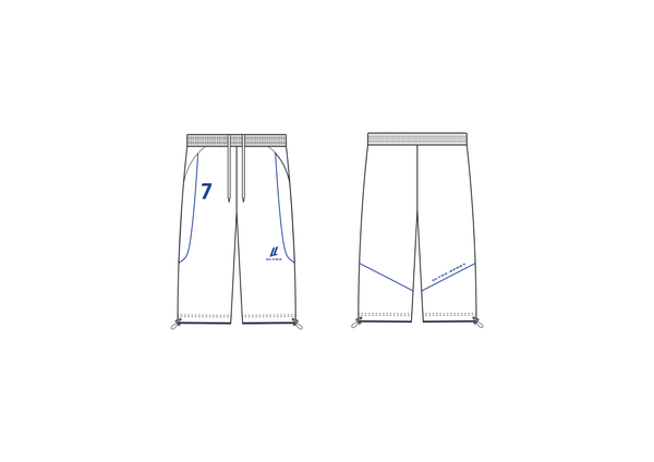 MAESTRO TRACKSHORTS IN WHITE